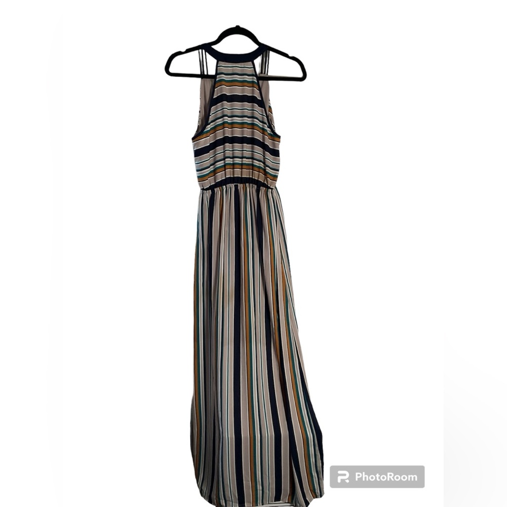 SPAGHETTI STRAP MAXI DRESS MULTI COLOR - Picture 3 of 3